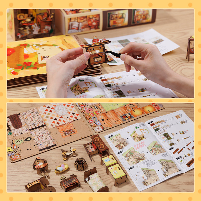 Mole's Apartment | CUTEBEE DIY Book Nook Kit