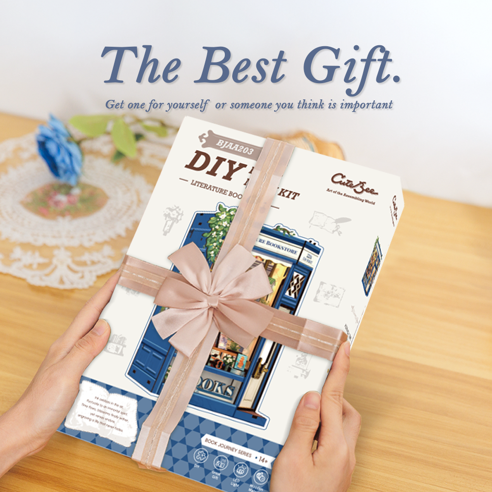 Literature Bookstore | CUTEBEE DIY Book Nook Kit |