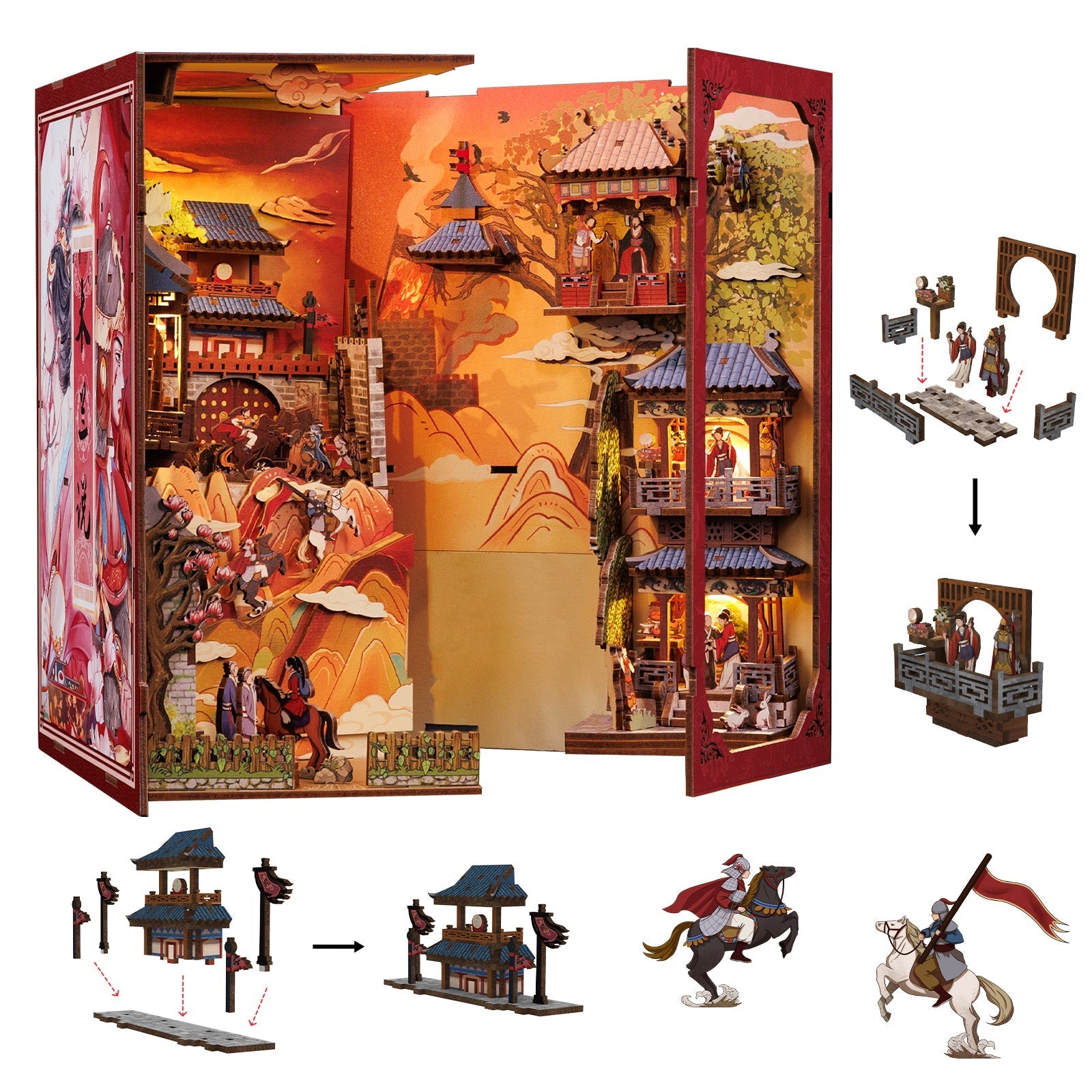 The Legend of Mulan | CUTEBEE DIY Book Nook Kit