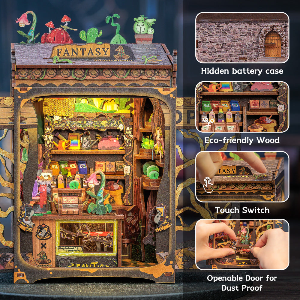 Fantacy Plant Shop | CUTEBEE DIY Book Nook Kit