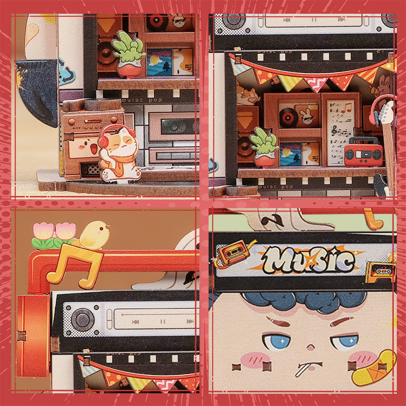 TaleBox Corner-Record Store | CUTEBEE Mini Store Series