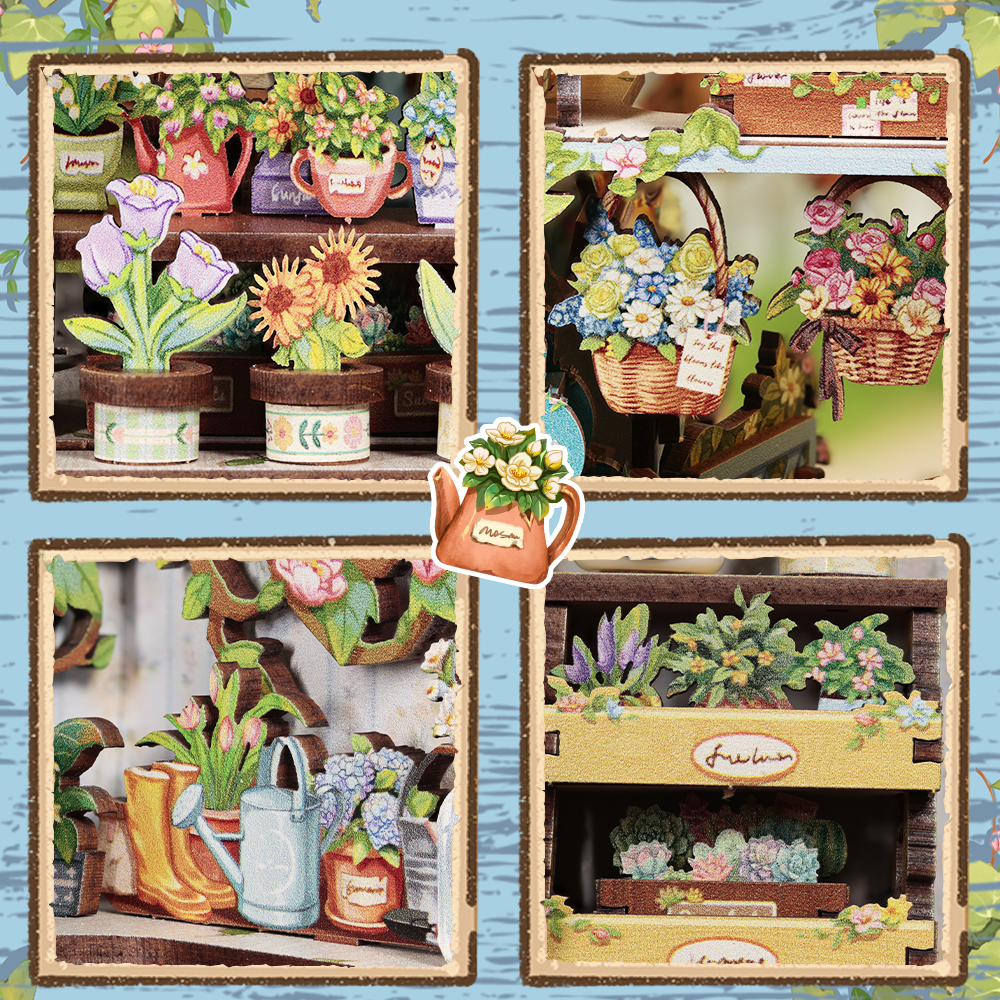 Anna's Blue Blossom | CUTEBEE DIY Miniature House
