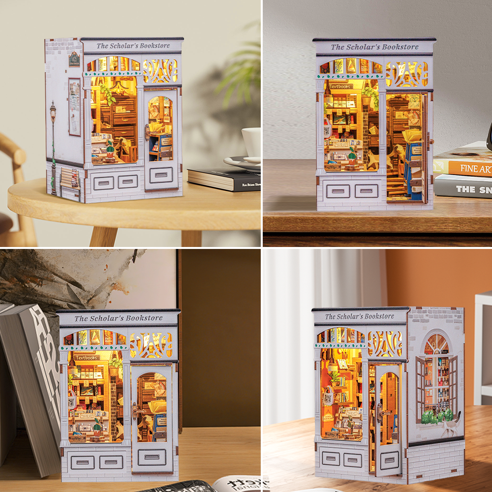The Scholar's Bookstore | CUTEBEE DIY Book Nook Kit