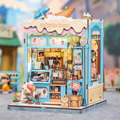 Bella's Ice Cream | CUTEBEE DIY Miniature House