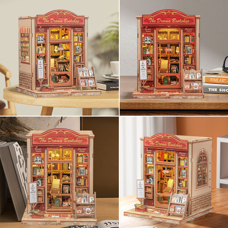 The Drama Bookshop | CUTEBEE DIY Book Nook Kit