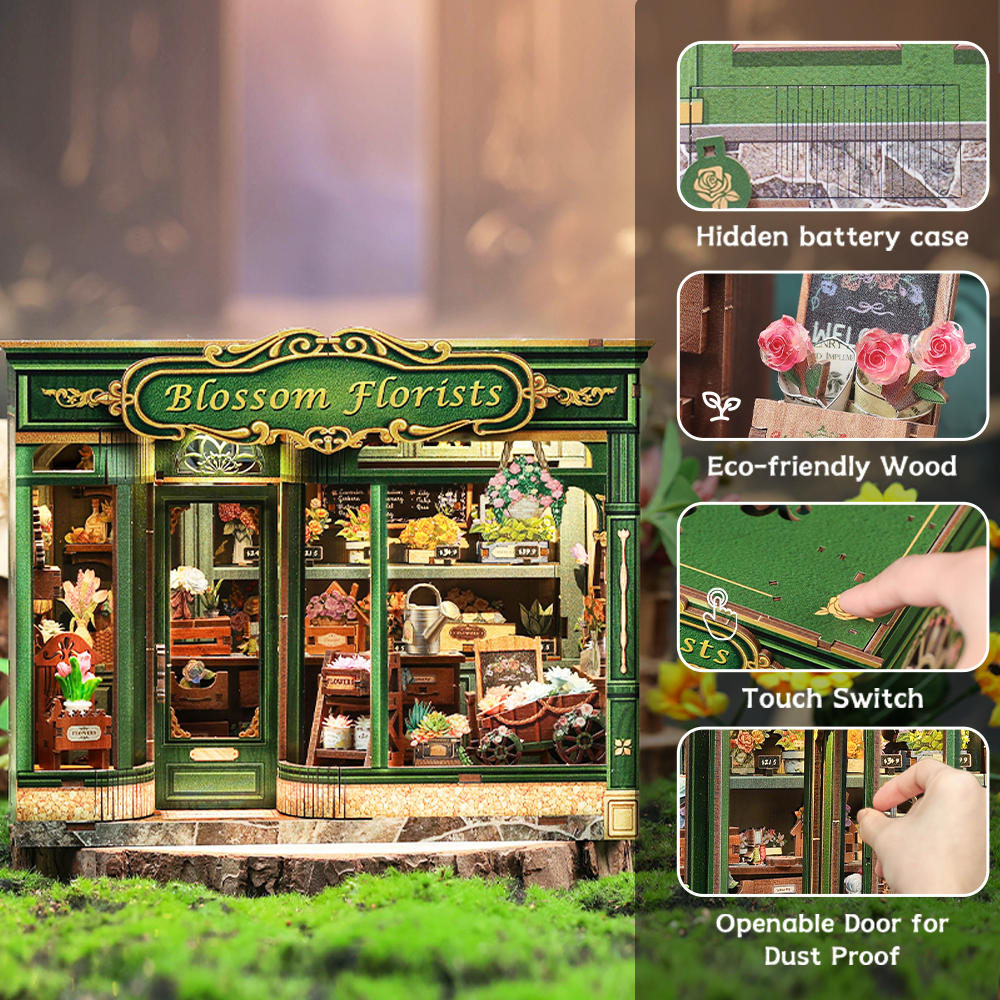 Blossom Florists | CUTEBEE DIY Dollhouse Kit