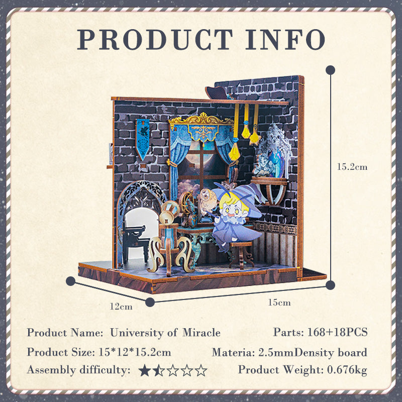 University of Miracle | CUTEBEE DIY Bookends Kit