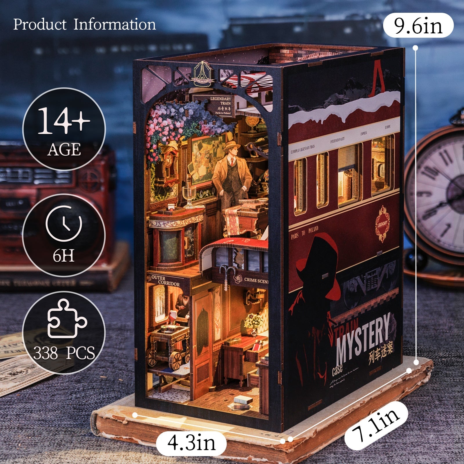 Train Mystery | CUTEBEE DIY Book Nook Kit