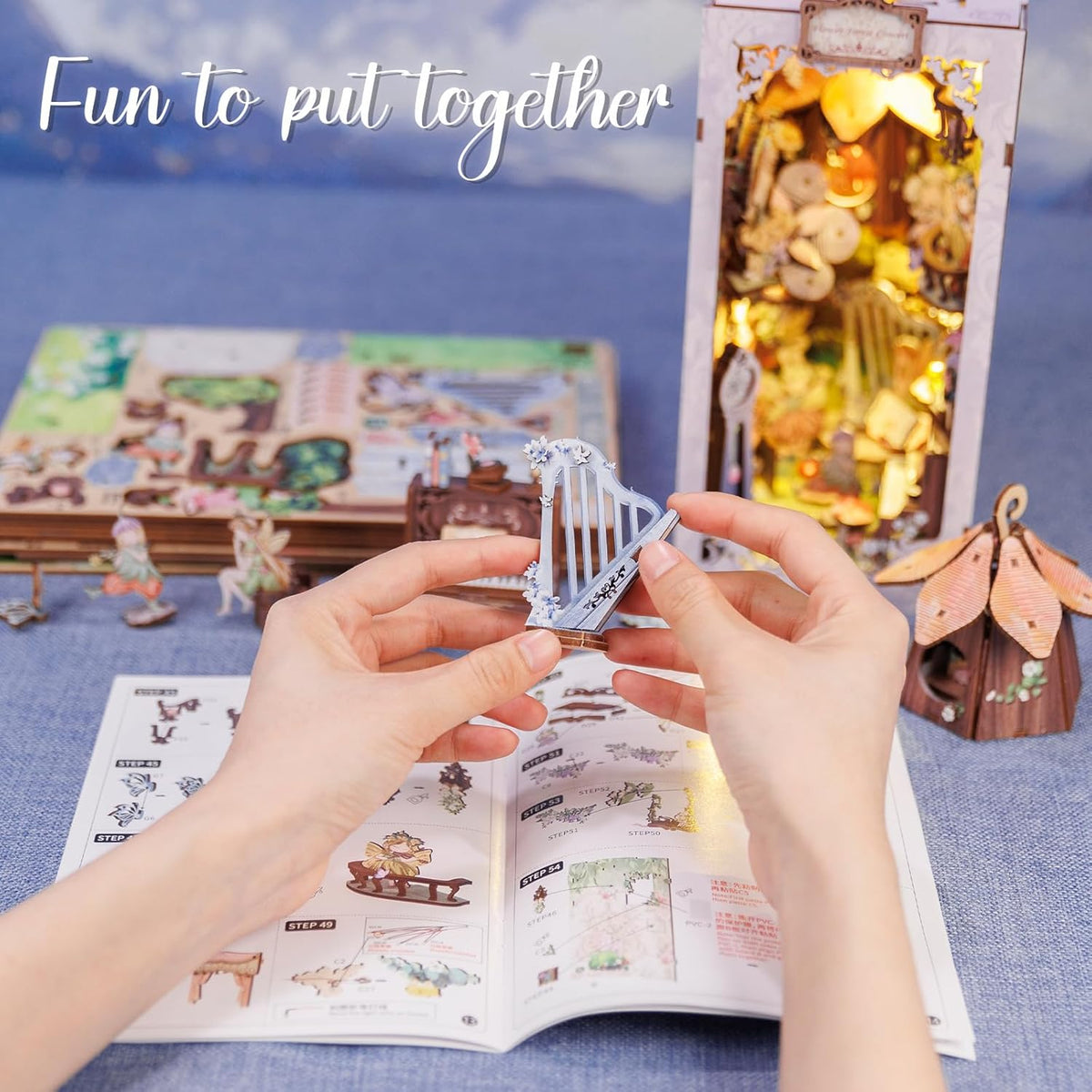 Flower Forest Concert | CUTEBEE DIY Book Nook Kit