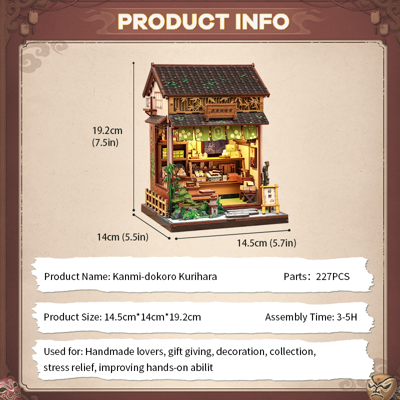 Kanmi-dokoro Kurihara | CUTEBEE DIY Miniature House