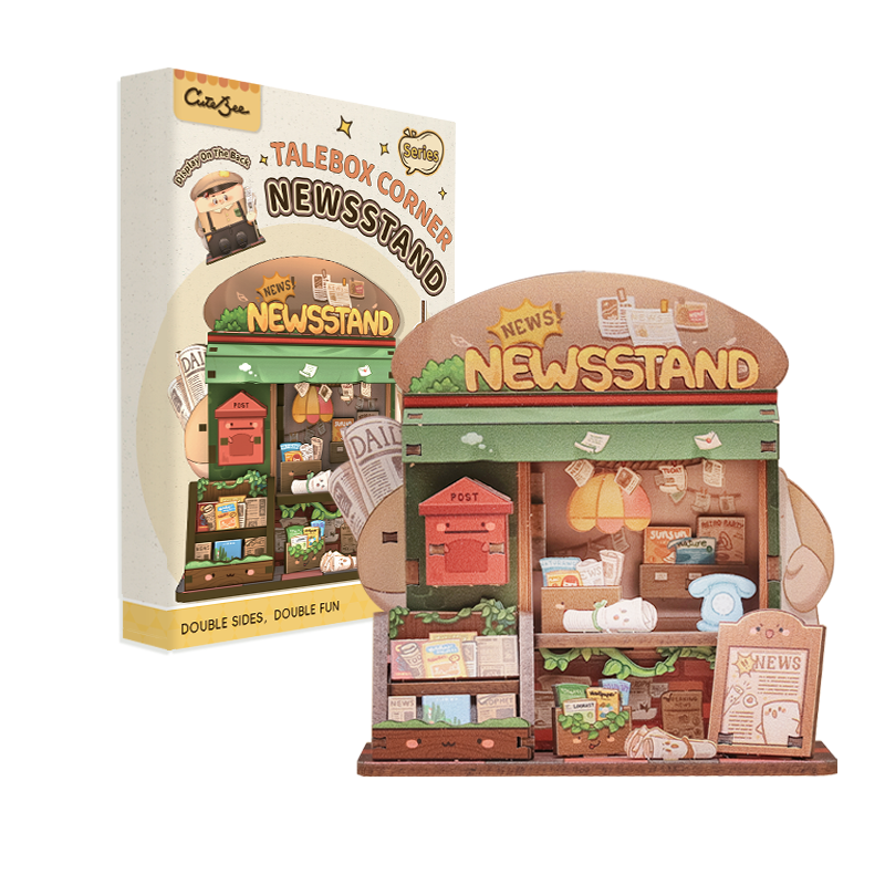 TaleBox Corner-Newsstand | CUTEBEE Mini Store Series