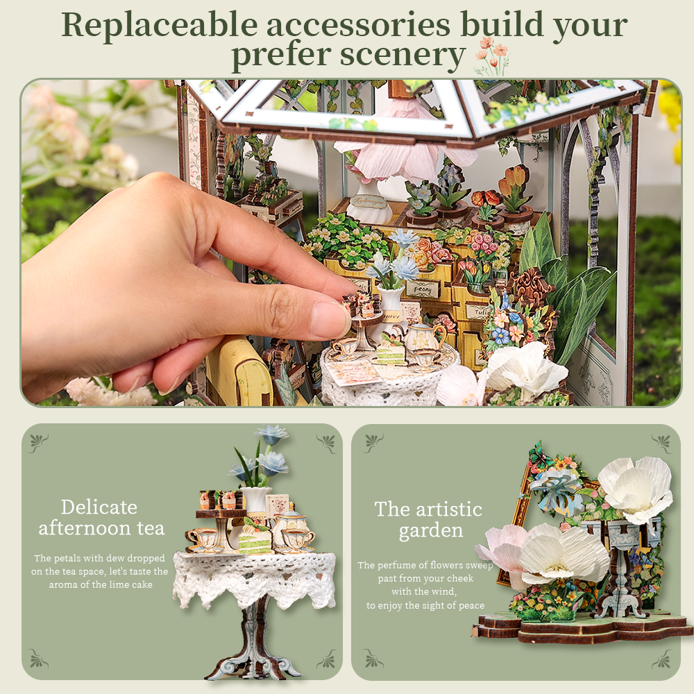 Windsor Flower House | CUTEBEE DIY Miniature House