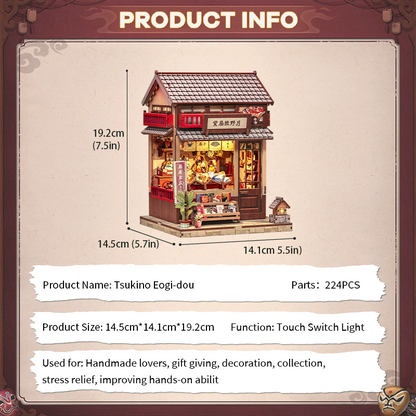 Tsukino Eogi-dou | CUTEBEE DIY Miniature House