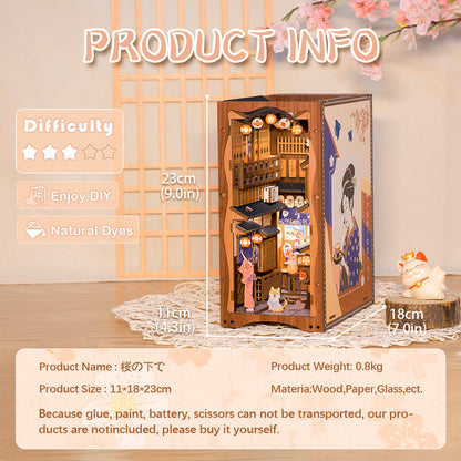 Under the Sakura Tree | CUTEBEE DIY Book Nook Kit