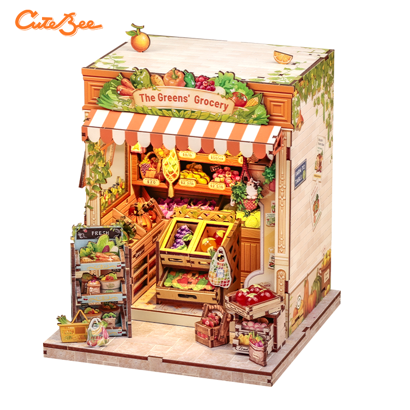 The Greens' Grocery | CUTEBEE DIY Miniature House