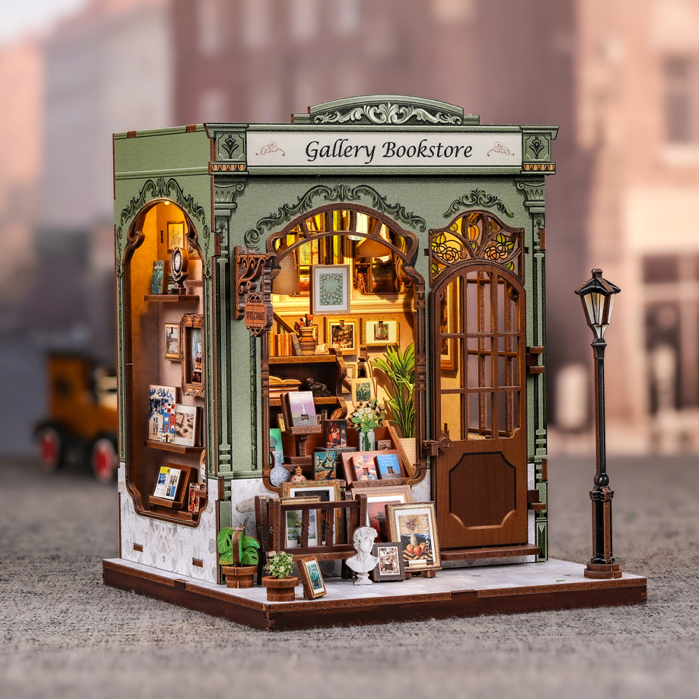 Gallery Bookstore |CUTEBEE DIY Miniature House