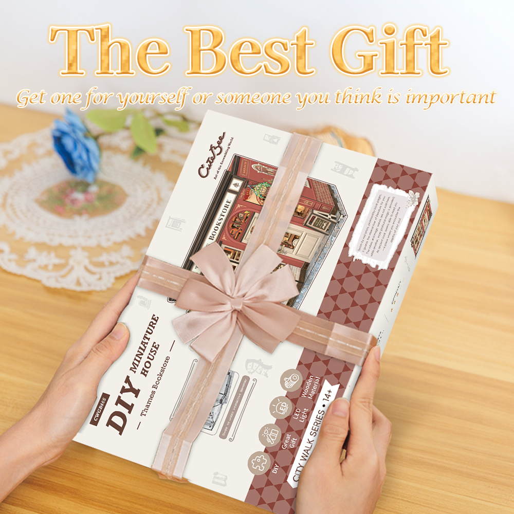 Thames Bookstore | CUTEBEE DIY Miniature House