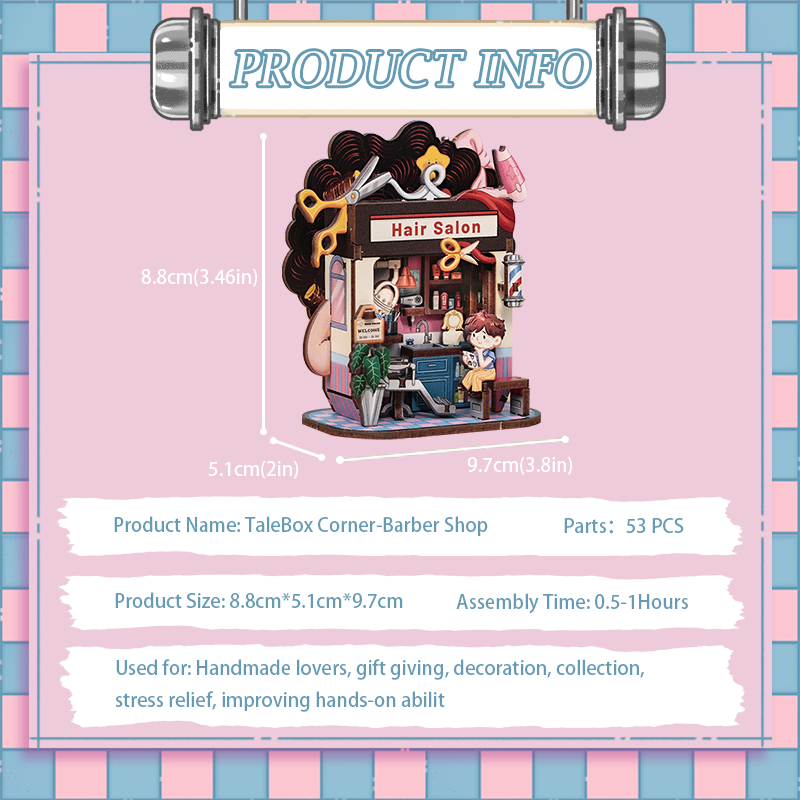 TaleBox Corne-Hair Salon |CUTEBEE Mini Store Series