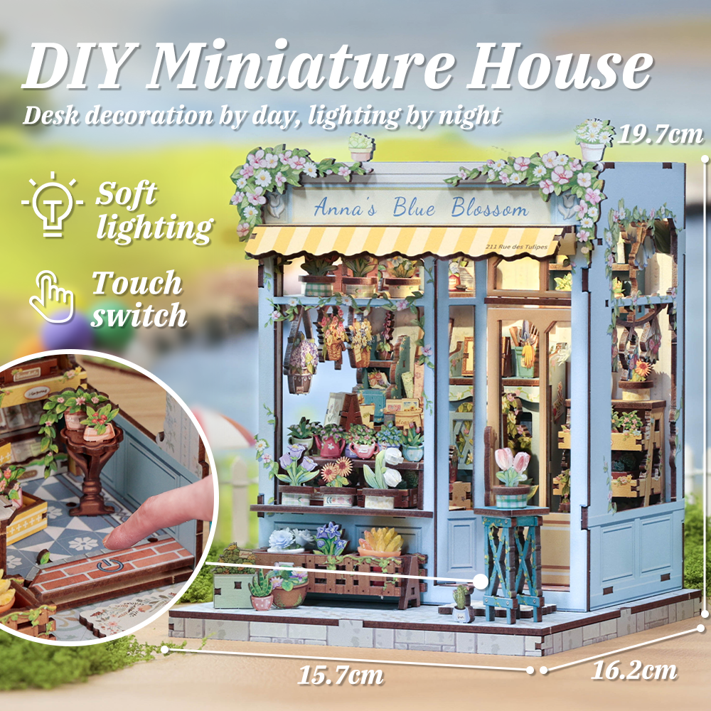 Anna's Blue Blossom | CUTEBEE DIY Miniature House