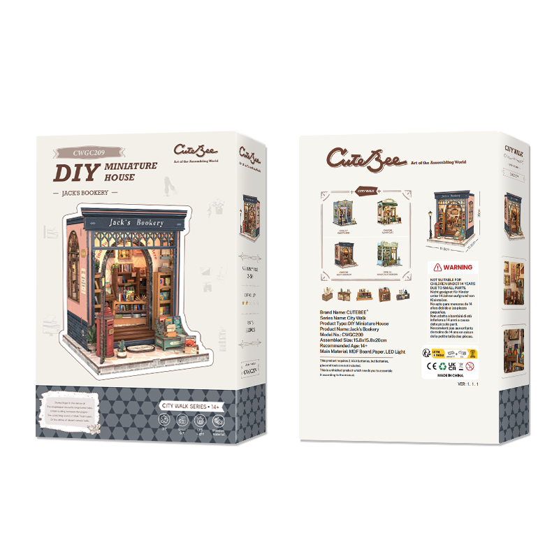 Jack's Bookery | CUTEBEE DIY Miniature House