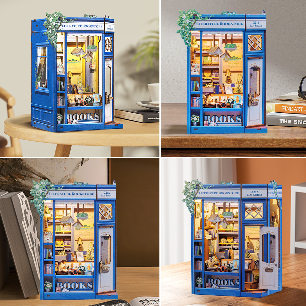 Literature Bookstore | CUTEBEE DIY Book Nook Kit |