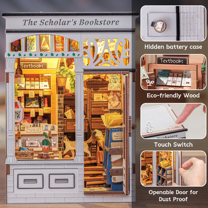 The Scholar's Bookstore | CUTEBEE DIY Book Nook Kit