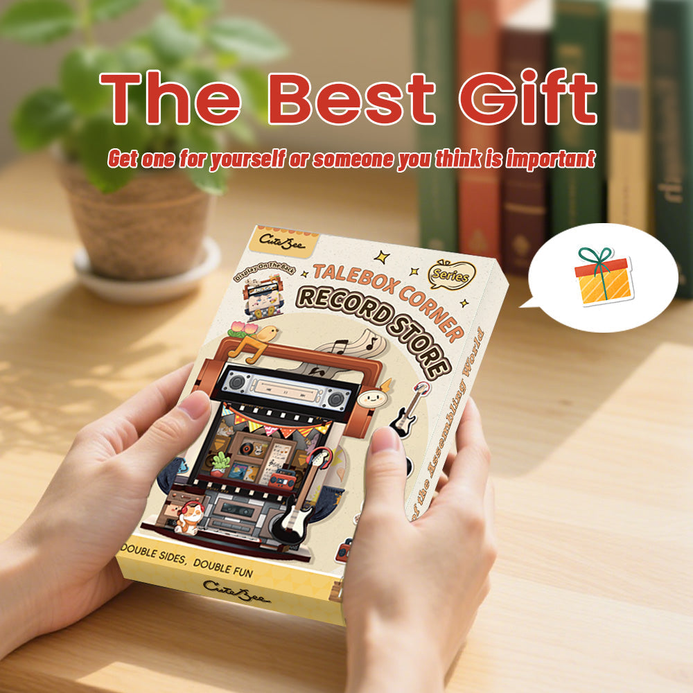 TaleBox Corner-Record Store | CUTEBEE Mini Store Series