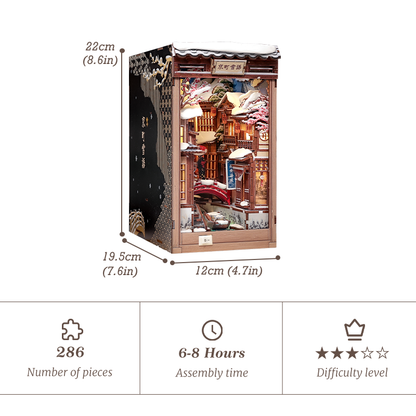 Kyoto Snow Whisper | CUTEBEE DIY Book Nook Kit