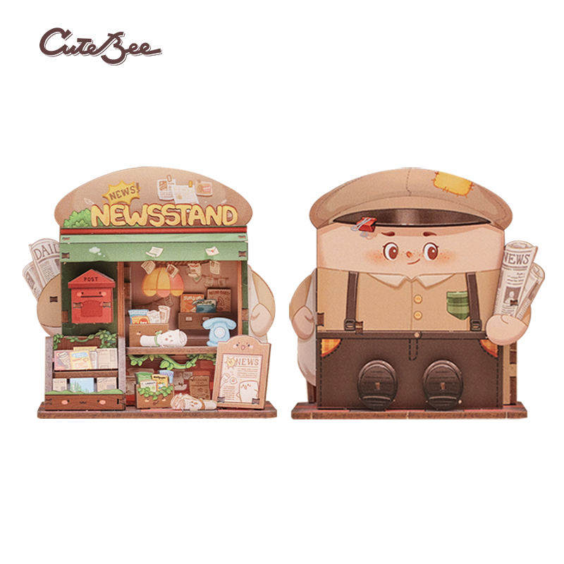 TaleBox Corner-Newsstand | CUTEBEE Mini Store Series