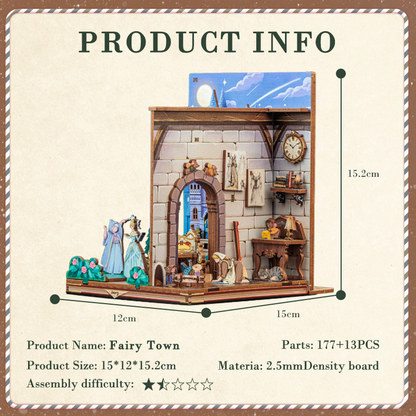Fairy Town | CUTEBEE DIY Bookends Kit