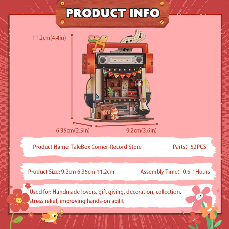 TaleBox Corner-Record Store | CUTEBEE Mini Store Series