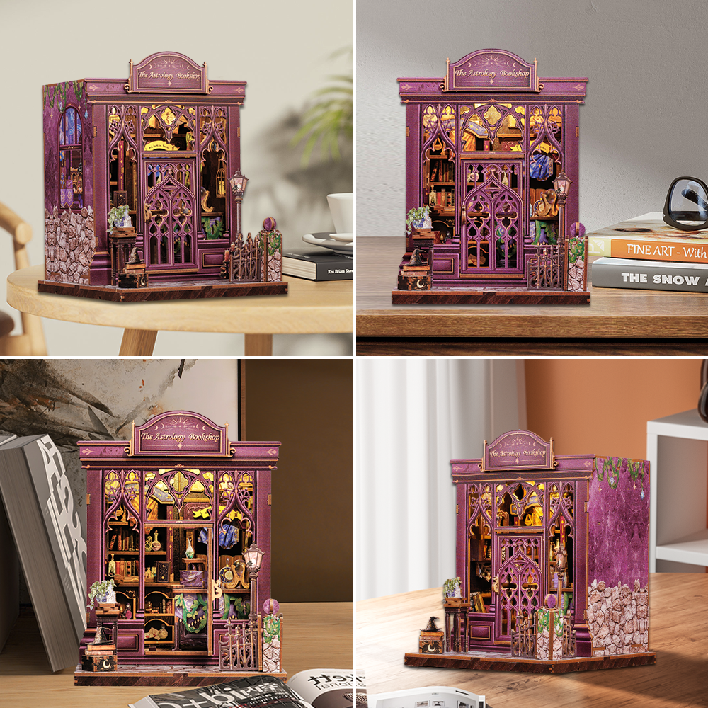 The Astrology  Bookshop | CUTEBEE DIY Book Nook Kit |