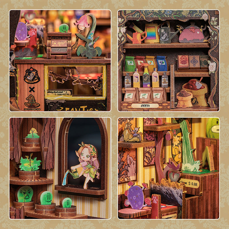Fantacy Plant Shop | CUTEBEE DIY Book Nook Kit