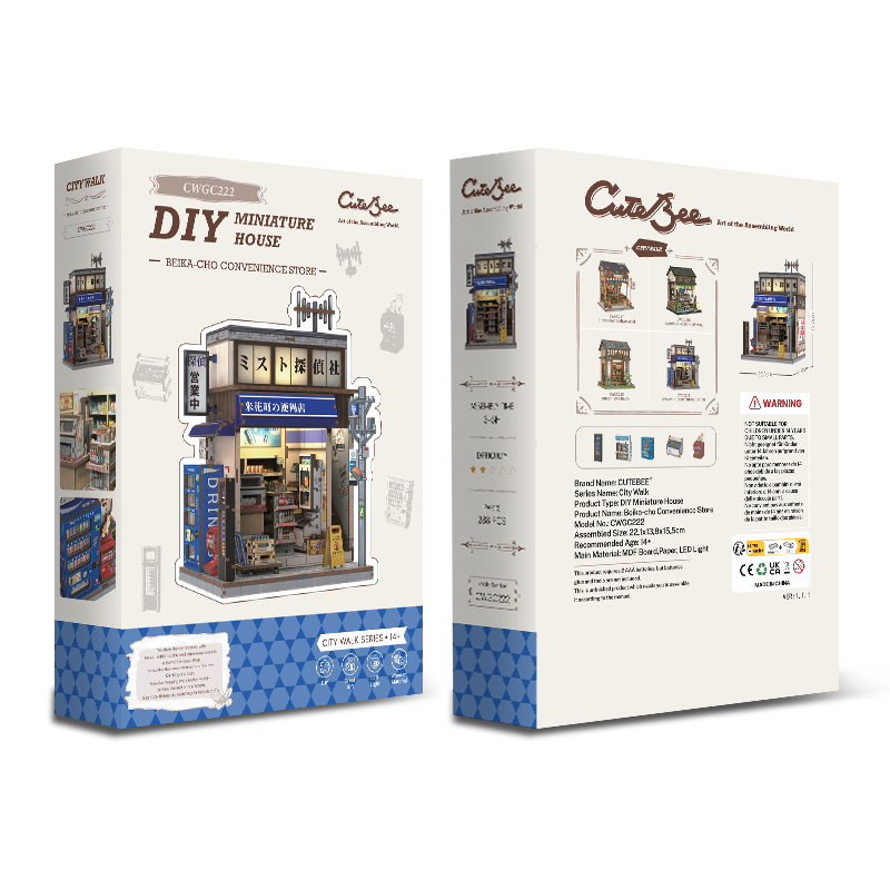 Beika-cho Convenience Store | CUTEBEE DIY Miniature House
