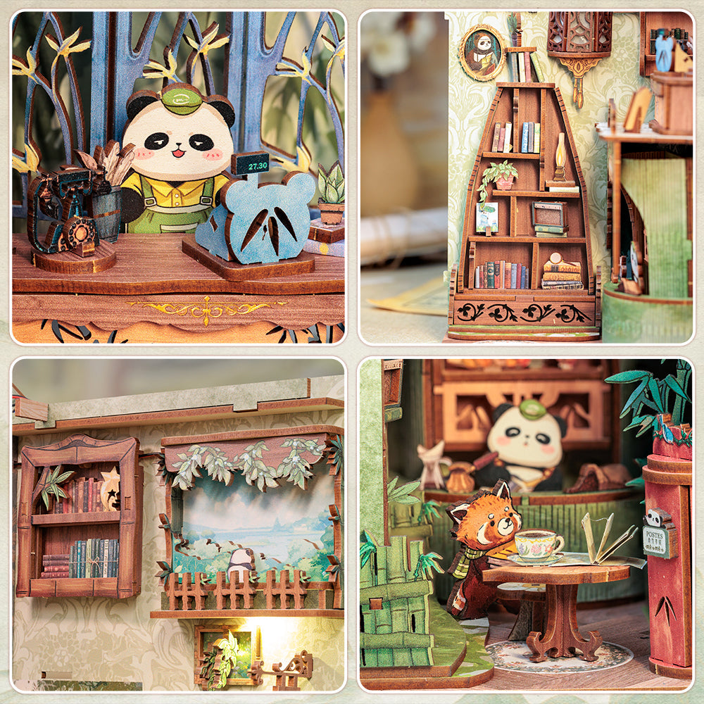 Panda Bookshop | CUTEBEE DIY Book Nook Kit
