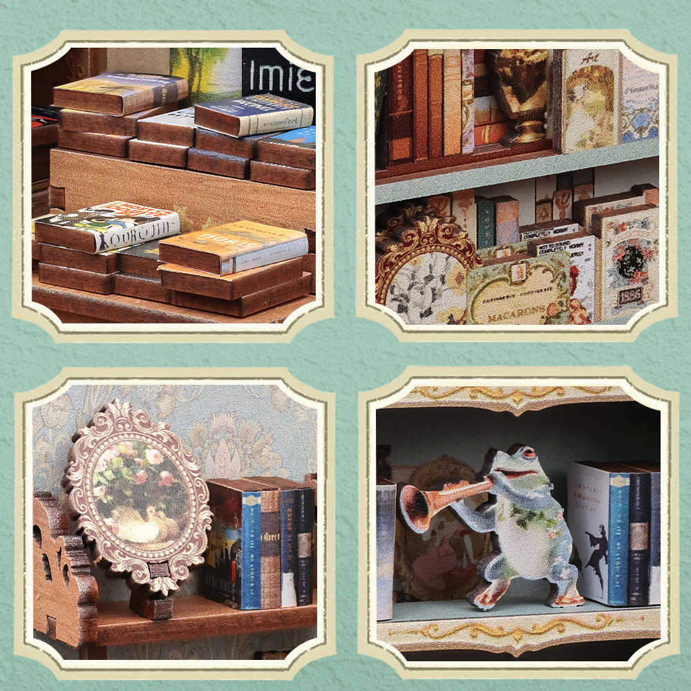 Muse Bookstore |CUTEBEE DIY Book Nook Kit