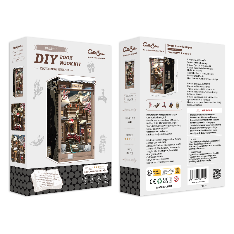 Kyoto Snow Whisper | CUTEBEE DIY Book Nook Kit