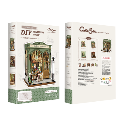 Gallery Bookstore |CUTEBEE DIY Miniature House