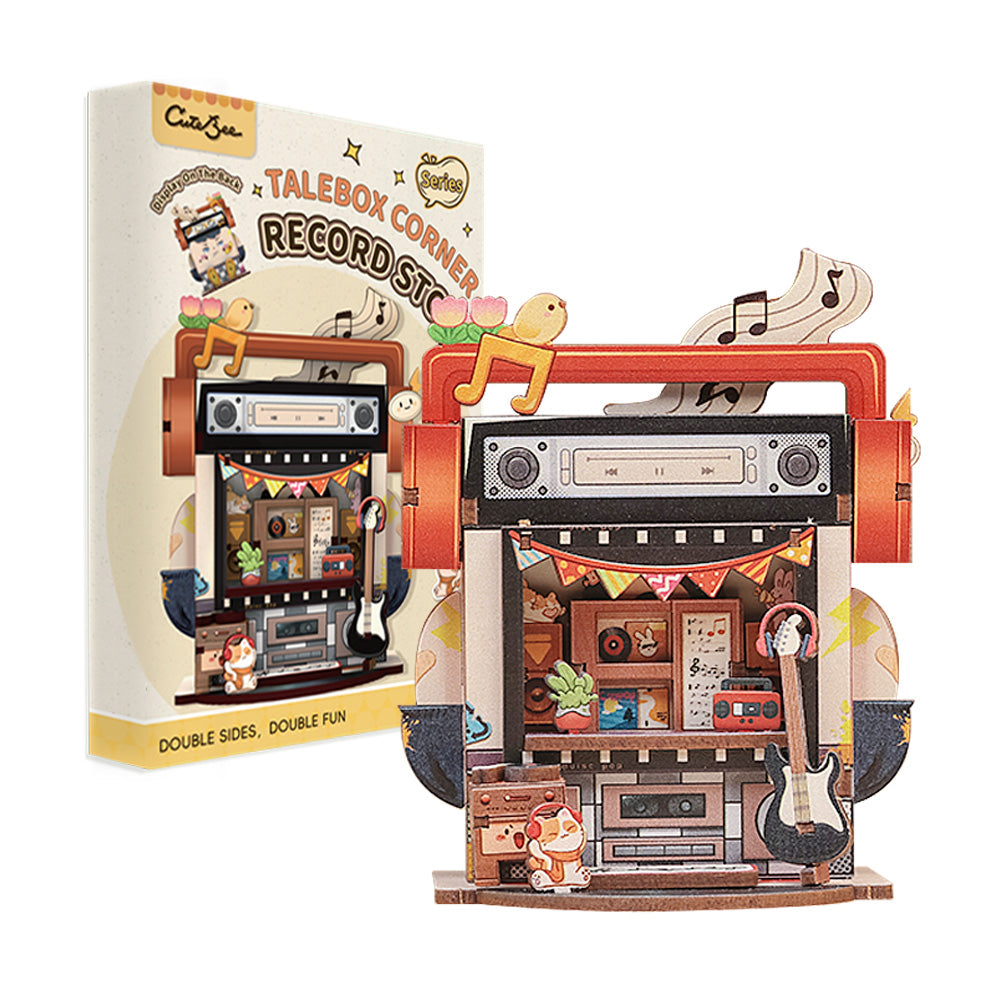 TaleBox Corner-Record Store | CUTEBEE Mini Store Series