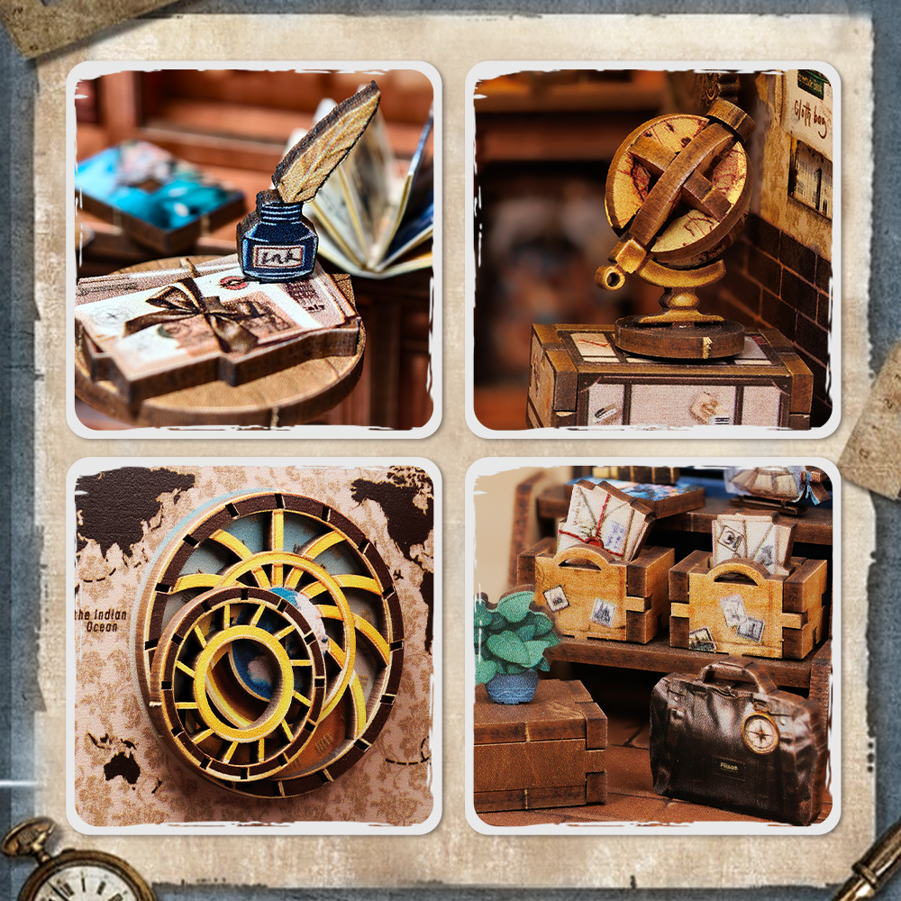 Journey Trace Bookshop | CUTEBEE DIY Book Nook Kit