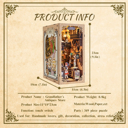 Grandfather’s Antique Store | CUTEBEE DIY Book Nook Kit
