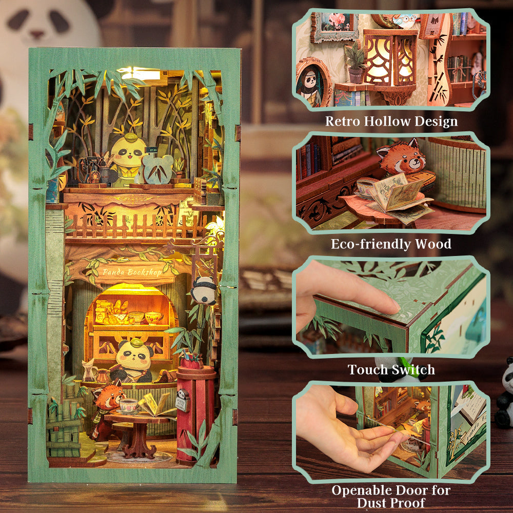 Panda Bookshop | CUTEBEE DIY Book Nook Kit