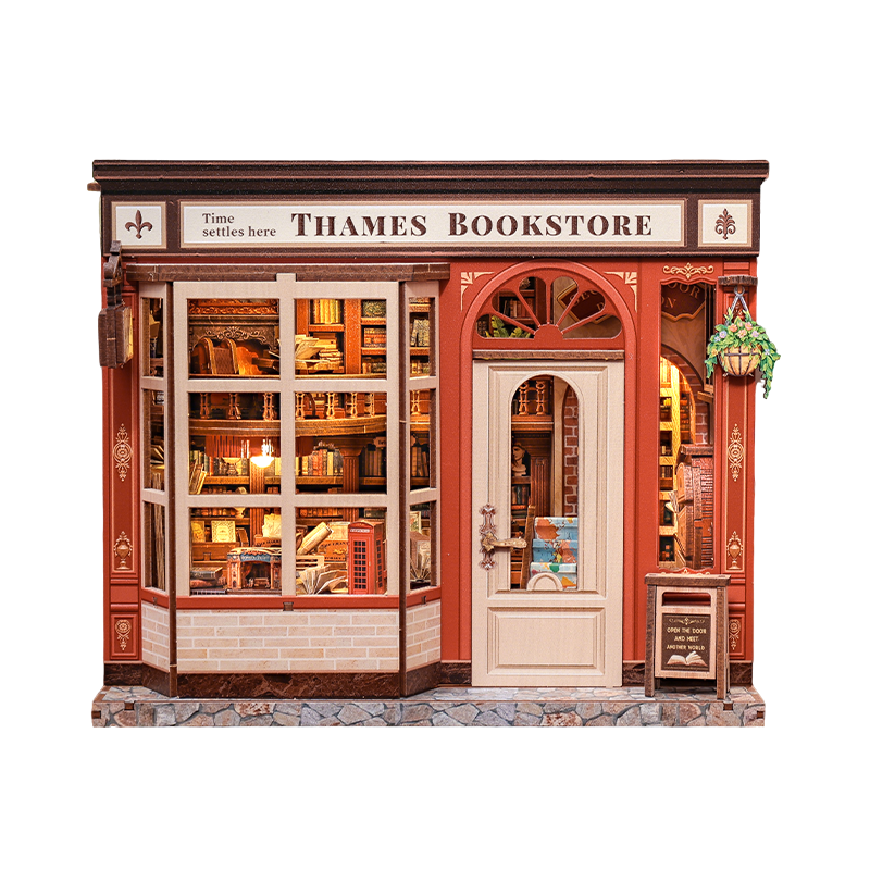 Thames Bookstore | CUTEBEE DIY Miniature House