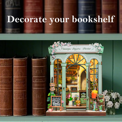 Champs-Élysées  Florist | CUTEBEE DIY Book Nook Kit |